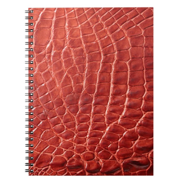 Carnet Crocodile texture cuir (Devant)