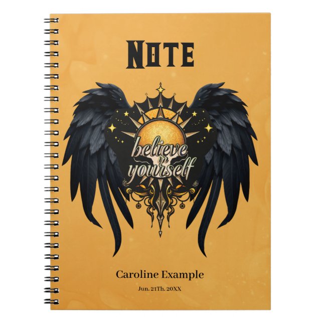 Carnet Crois en toi-même, une lettre (Devant)