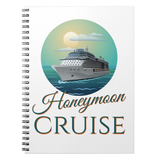 Carnet Croisière en lune de miel nouvellement mariée Coup (Devant)