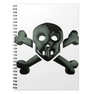 Carnet croix du crâne