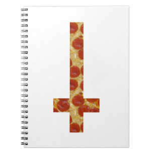 Carnet croix inversée de pizza