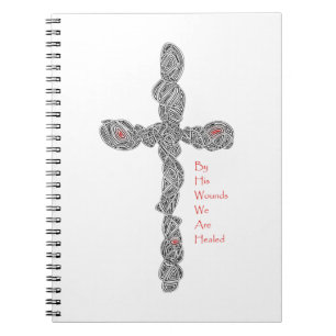 Carnet Croix percée - Ésaïe 53:5