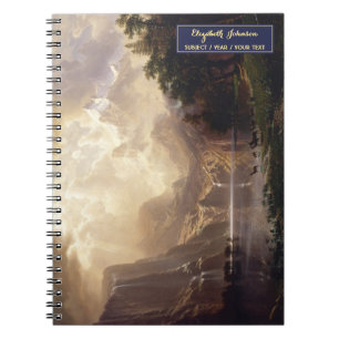 Carnet Croquis au monogramme d'or de l'art du paysage de 