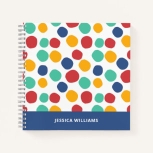 Carnet Croquis de Motif Abstrait couleur mignon