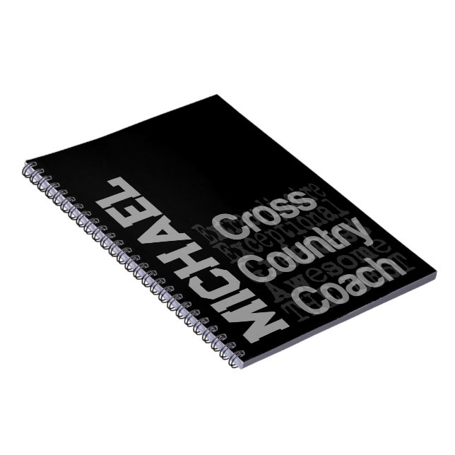 Carnet Cross Country Coach Extraordinaire PERSONNALISÉ (Côté Droit)