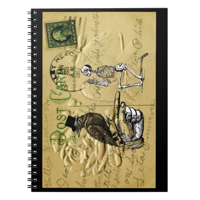 Carnet Crow et squelette (Devant)