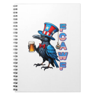 Carnet Crow, F-Caw-F Funny Bird Creative Casual