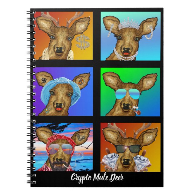 Carnet Crypto Mule Deer (Devant)