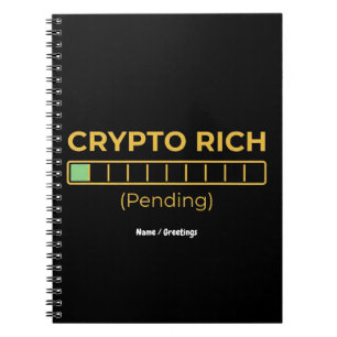 Carnet Crypto Riche En Attente de la Barre de Chargement