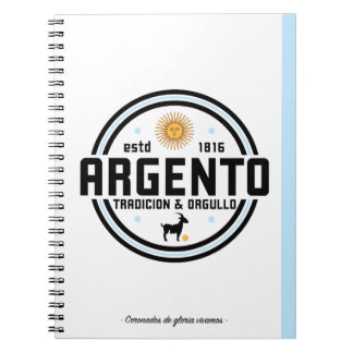 Carnet Cuaderno Argento