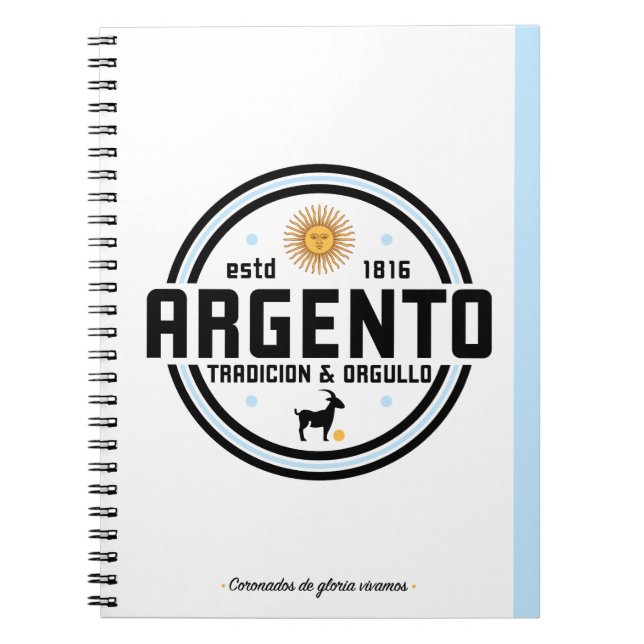 Carnet Cuaderno Argento (Devant)