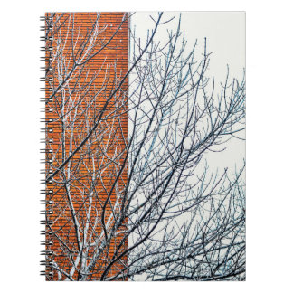 Carnet Cuaderno con fotografía de un día de invierno