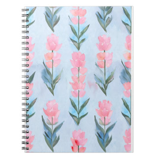 Carnet Cuaderno de fotografía floral de tulipanes