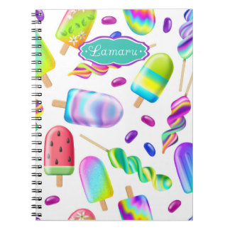 Carnet Cuaderno Helados