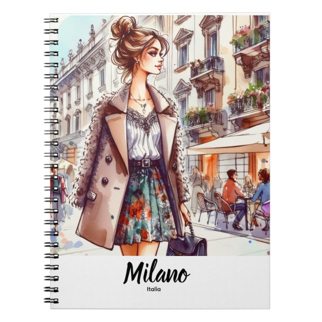 Carnet Cuaderno Milano (Devant)