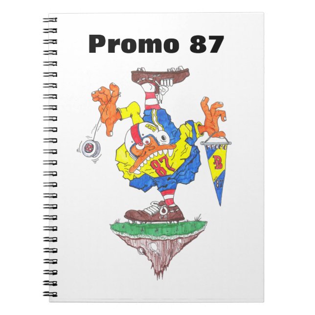 Carnet Cuaderno Promo 87 (Devant)