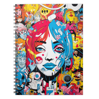 Carnet Cuaderno Terror Pop Art
