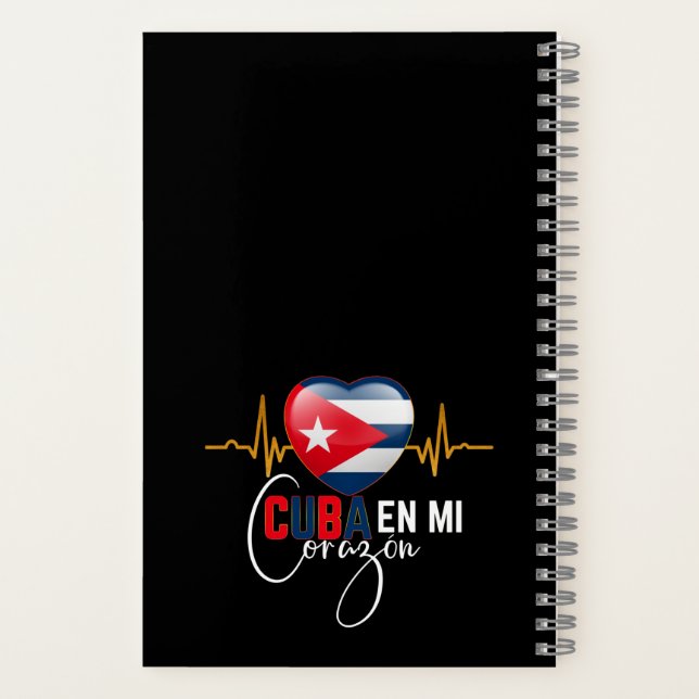 Carnet Cuba en Mi corazon Caraïbes Cubano Cubana  (Verso)
