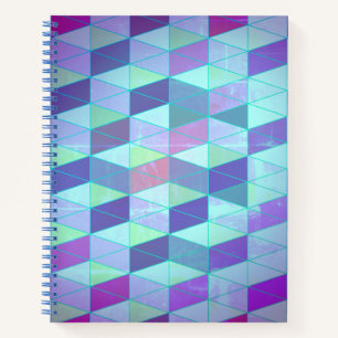 Carnet Cubes en triangles Motif géométrique
