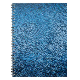 Carnet Cuir bleu classique texture arrière - plan closeup