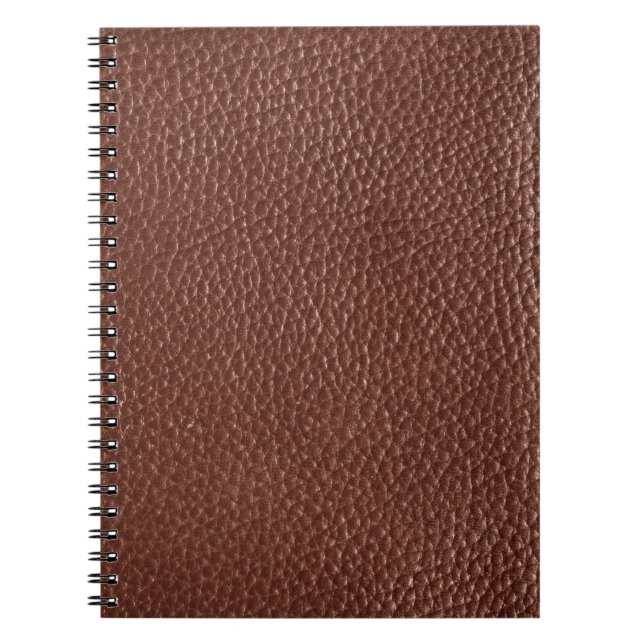 Carnet Cuir Brown Faux (Devant)