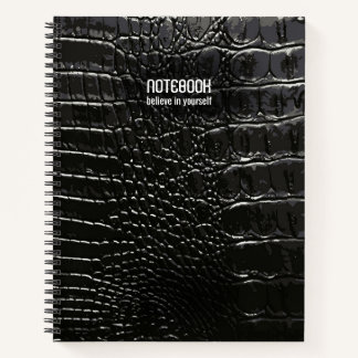 CARNET CUIR CROCODILE