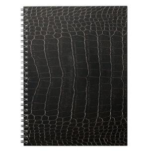 Carnet Cuir de crocodile luxueux : texture textile.