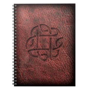 Carnet Cuir de relief de noeud celtique