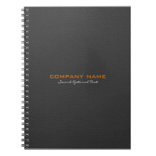 Carnet Cuir gris foncé Customisé
