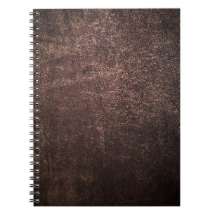 Carnet cuir marron vintage