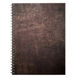 Carnet cuir marron vintage