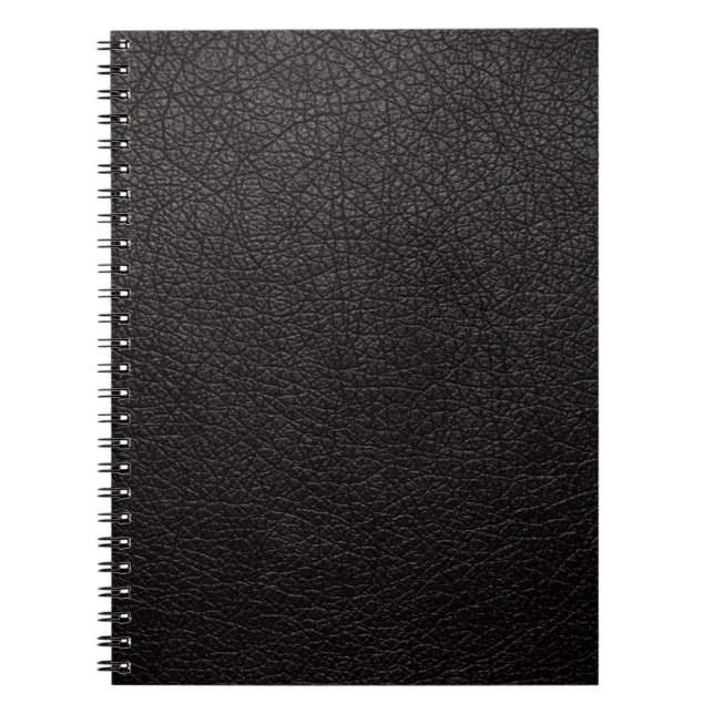 Carnet Cuir noir (Devant)