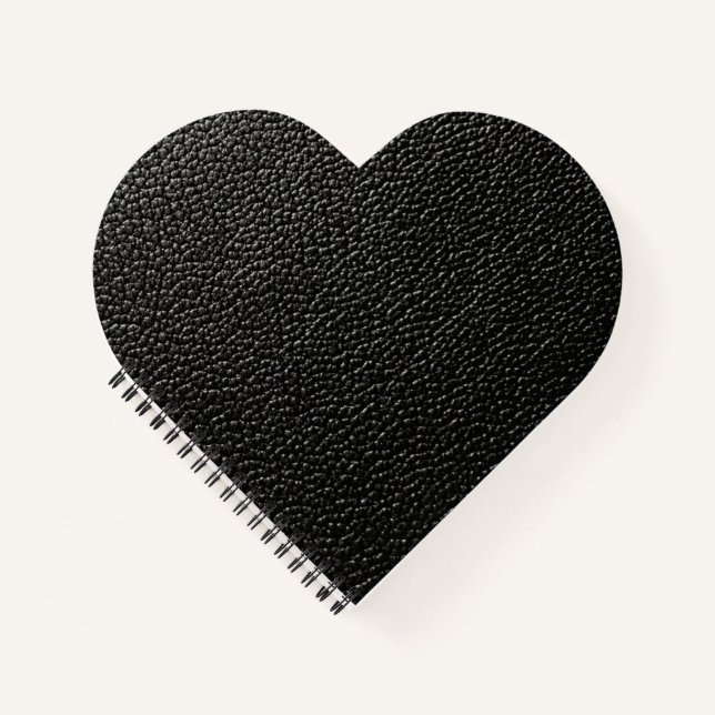 Carnet Cuir noir (Devant)