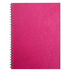 Carnet Cuir rose peau texture cuir