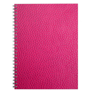 Carnet Cuir rose peau texture cuir