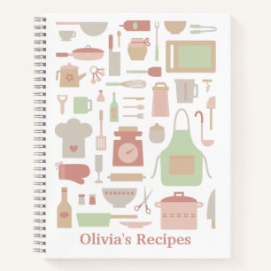 Carnet Cuisine de cuisine Outils et ustensiles Recettes M