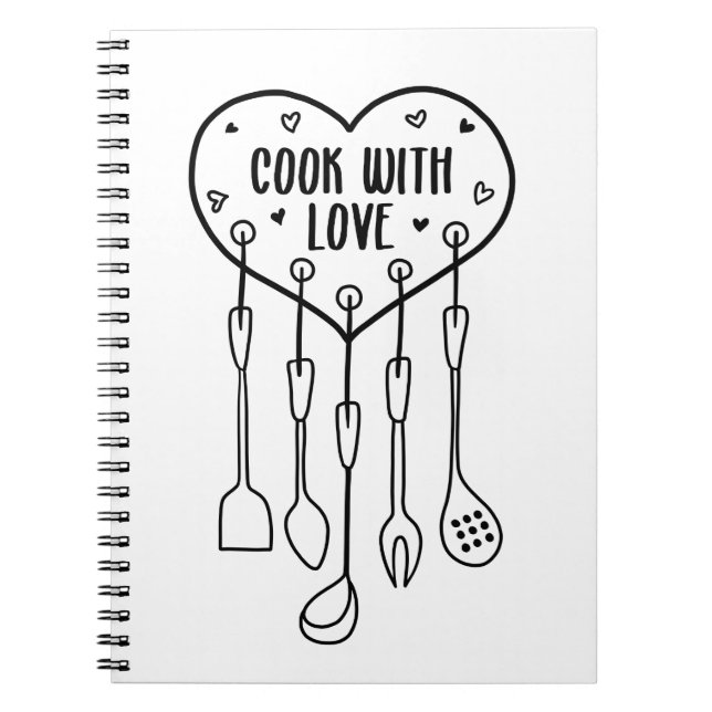Carnet cuisinier avec amour (Devant)