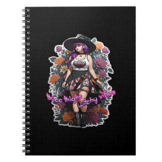 Carnet Cuisse Thicc Vibes de cuisine - Whimsigoth Witch-C