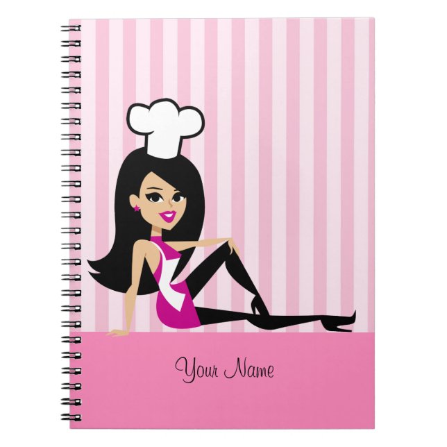 Carnet culinaire avec la rétro bande dessinée (Devant)