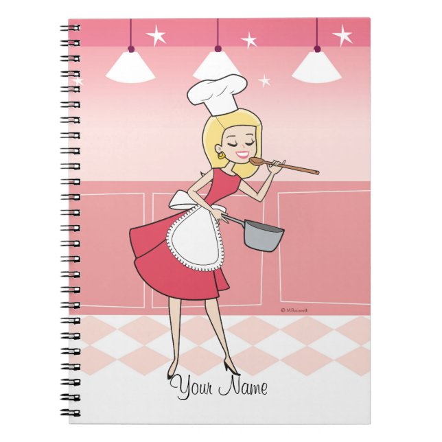 Carnet culinaire de fille (Devant)
