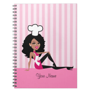 Carnet culinaire de fille d'Afro-américain