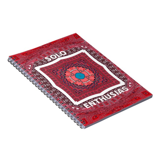 Carnet Culture traditionnelle sindhi Ajrak Art Motif Impr (Côté Droit)