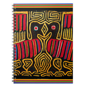 Carnet Cuna Indian Mola Duck Design