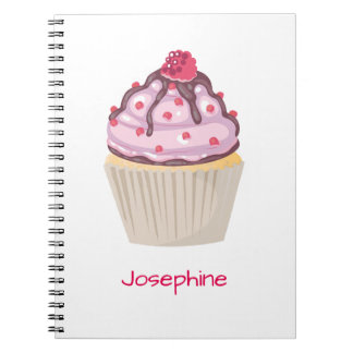 Carnet Cupcakes au Berry Rose