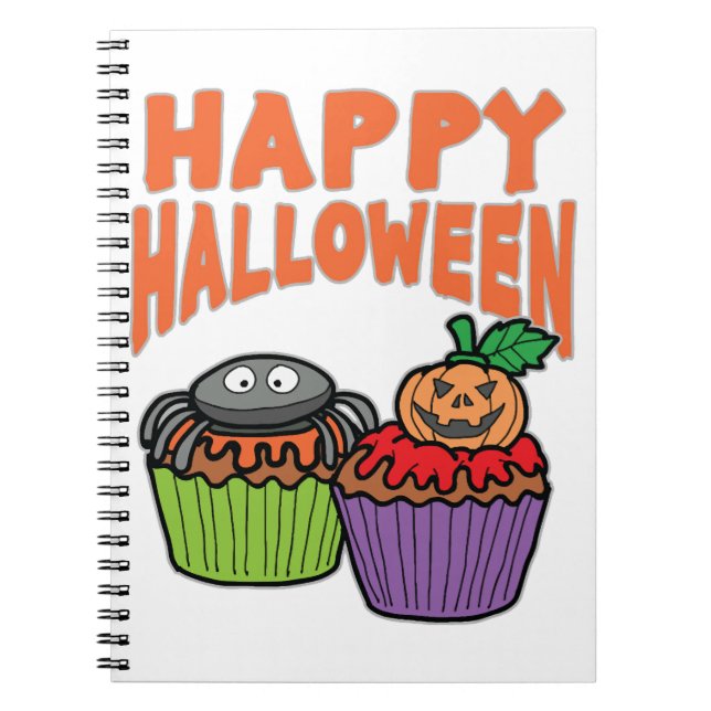 Carnet cupcakes d'Halloween (Devant)