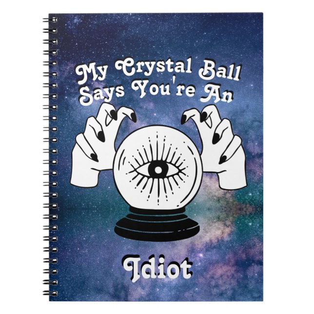 Carnet Custom My Crystal Ball Dit... (Devant)