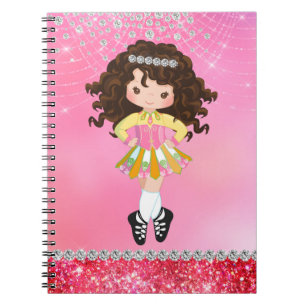 Carnet Custom Pink Glam Irish Dance Brunette