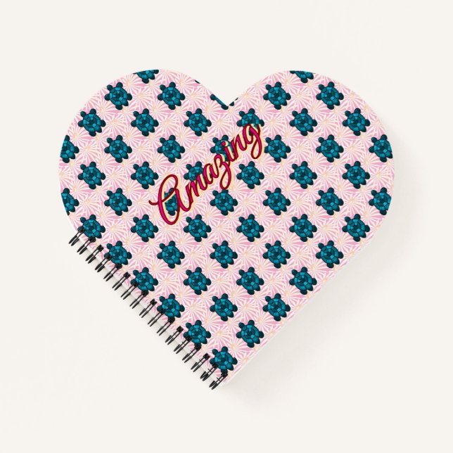 Carnet Custom turtle pattern Sherpa Blanket (Devant)