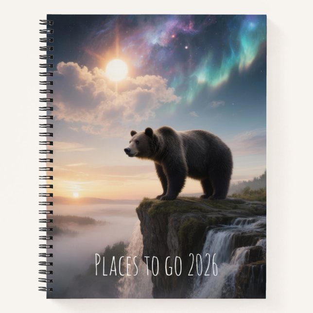 Carnet Customizable Bear in the wild (Devant)
