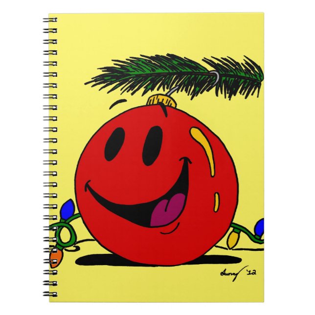 Carnet Customizable Happy Ornament Notebook  (Devant)
